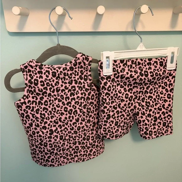 Zara Ribbed Cheetah Print Set - Picture 5 of 6